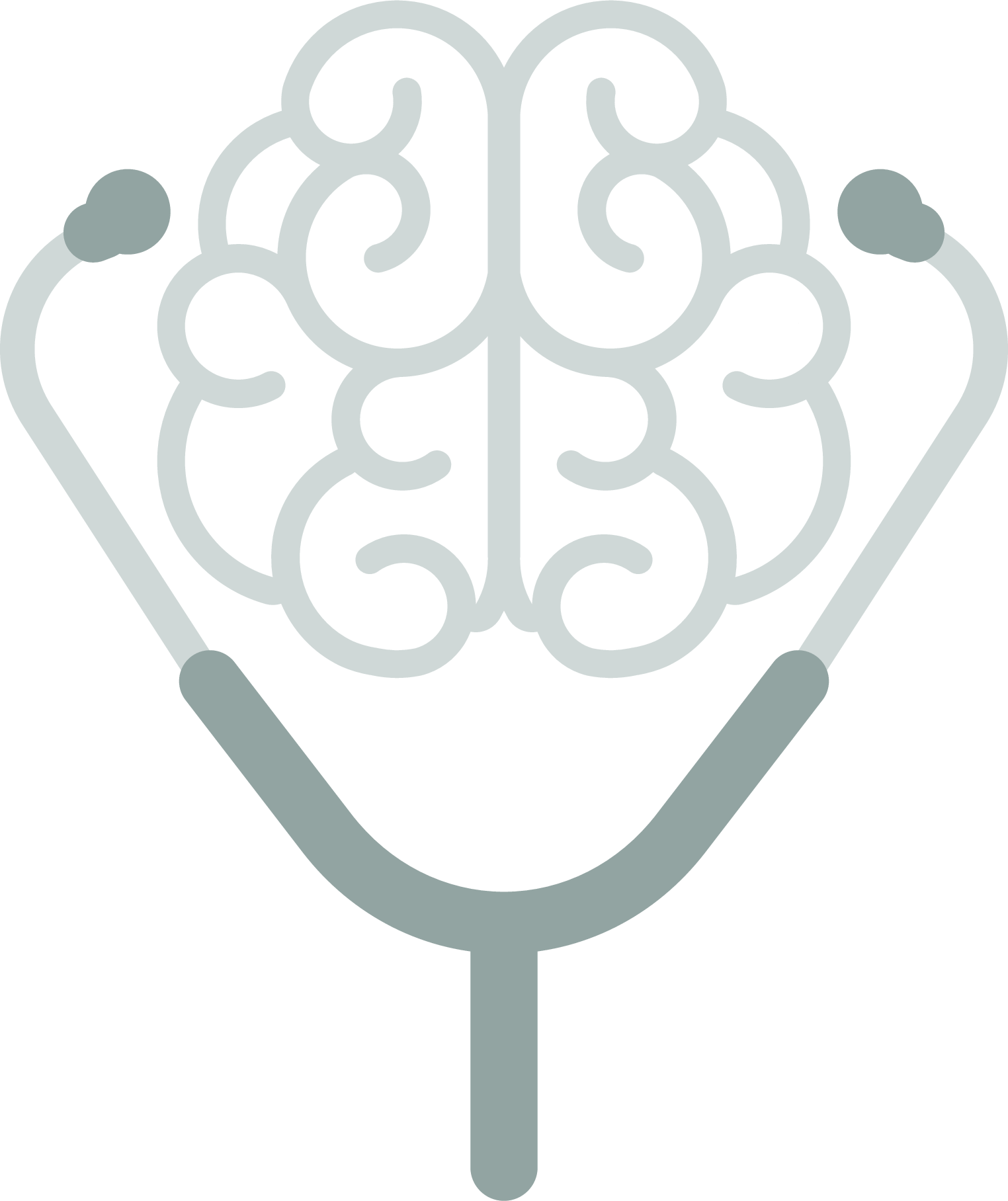 Brain Stethoscope Logo